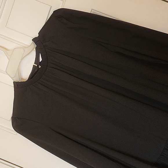 Nine West Black Long Sleeve Swing Dress - Picture 3 of 12